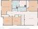 A detailed floorplan of the home's second floor showcases the layout and dimensions at 36562 W Nina St, Maricopa, AZ 85138