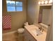 Bright bathroom with a large window and modern sink at 6841 E Vista Dr, Paradise Valley, AZ 85253