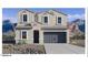 Charming two-story home with stone accents, neutral paint, and mountain views at 7327 W Buckhorn Trl, Peoria, AZ 85383
