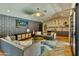 Resident lounge showcases comfy sofas, stylish decor, plus a wet bar for entertaining at 745 N Dobson Rd # 144, Mesa, AZ 85201