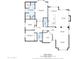 Detailed floor plan showcasing the layout of the home, including bedrooms, bathrooms, kitchen, and living areas at 10936 N Ventana W Dr, Peoria, AZ 85373