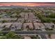 Aerial view of a residential neighborhood featuring well-maintained homes and desert landscaping at 1410 S Los Altos Dr, Chandler, AZ 85286
