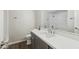 Bright bathroom with a modern vanity, contemporary fixtures, and a shower at 1452 E Gary St, Mesa, AZ 85203