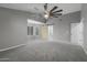 Main bedroom boasts a barn door that leads to the en-suite bathroom at 15235 S 30Th St, Phoenix, AZ 85048
