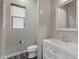 Elegant bathroom with a white vanity, modern fixtures, and a well-lit mirror at 1555 E Ocotillo Rd # 16, Phoenix, AZ 85014
