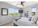 Cozy bedroom with multiple windows and a ceiling fan for added comfort at 1555 E Ocotillo Rd # 16, Phoenix, AZ 85014