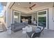 Inviting covered patio with stylish furniture and seamless indoor-outdoor living space at 1555 E Ocotillo Rd # 16, Phoenix, AZ 85014