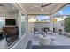 Enjoyable covered patio with grill, comfortable seating, and easy access to the indoors at 1555 E Ocotillo Rd # 16, Phoenix, AZ 85014