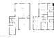 Detailed floor plan showcasing the layout of the house, including two floors with bedrooms, bathrooms, and living spaces at 16236 W La Ventilla Way, Goodyear, AZ 85338