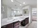 Bathroom boasting a double vanity, full mirror and views to the commode and shower at 22193 E Via Del Oro --, Queen Creek, AZ 85142