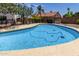 Inviting pool with a pool sweep for easy maintenance and enjoyment at 2934 S Woodruff Cir, Mesa, AZ 85212