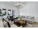 The living room boasts a bay window, recessed lights, and a pool view at 3010 E Fruitvale Ave, Gilbert, AZ 85297