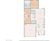 Detailed floor plan of the home, showcasing the layout of rooms, including bedrooms, bathrooms, and living spaces at 37390 W Merced St, Maricopa, AZ 85138