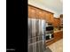 Modern kitchen with stainless steel appliances and ample cabinet space at 4229 E Nightingale Ln, Gilbert, AZ 85298