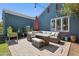 Charming brick patio featuring comfortable outdoor seating, a dining table, and a cozy ambiance for relaxing at 530 W Willetta St, Phoenix, AZ 85003