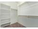 Walk-in closet with shelves and rods for plenty of storage space at 7620 W Pioneer St, Phoenix, AZ 85043