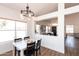 Bright dining area featuring many windows offering plenty of natural light at 9791 N 118Th Way, Scottsdale, AZ 85259