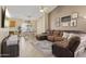 Open concept living room and dining area, perfect for Gathering gatherings at 11330 W Eden Mckenzie Dr, Surprise, AZ 85378