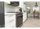 Modern kitchen featuring white cabinetry, stainless steel appliances, and stylish backsplash at 136 E Vera Ln, Tempe, AZ 85284
