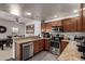 Modern kitchen with stainless steel appliances and stylish granite countertops at 16800 E El Lago Blvd # 2076, Fountain Hills, AZ 85268