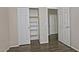 Bedroom showcases closet space and tile flooring at 1741 S Clearview Ave # 13, Mesa, AZ 85209
