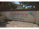 Entrance sign for Clearview at Superstition Springs, adding to the community's identity at 1741 S Clearview Ave # 13, Mesa, AZ 85209