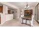 Comfortable dining area with an open kitchen nearby, perfect for entertaining at 20801 N 90Th Pl # 255, Scottsdale, AZ 85255