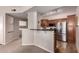 Modern kitchen with wood cabinets and stainless steel appliances at 20801 N 90Th Pl # 255, Scottsdale, AZ 85255
