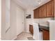 Office space with built in desk and cabinetry at 20801 N 90Th Pl # 255, Scottsdale, AZ 85255