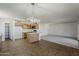 Kitchen with stainless steel appliances, tile flooring, and an island at 3282 S Warner Dr, Apache Junction, AZ 85120