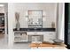 Vanity area featuring modern fixtures, sleek countertops, and decorative accents in a bright, stylish bathroom at 4708 N 41St Pl, Phoenix, AZ 85018