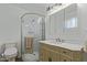 Bathroom with shower and updated vanity at 5204 E Colby St, Mesa, AZ 85205