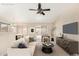 Stylishly staged living room featuring modern furnishings and a cozy atmosphere, perfect for relaxing and entertaining at 6317 E Colby St, Mesa, AZ 85205