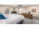 Bedroom with a desk, dark wood accents and natural light at 7101 E Cholla St, Scottsdale, AZ 85254