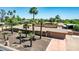 Wonderful single-story home with mature palm trees, a long driveway, and a cozy entrance at 7101 E Cholla St, Scottsdale, AZ 85254