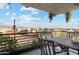 Balcony with a scenic city view and a cozy seating area, perfect for relaxation at 7180 E Kierland Blvd # 916, Scottsdale, AZ 85254