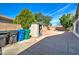 This practical backyard provides ample space for storage, outdoor games, and relaxing, with extra bins at 10402 E Javelina Ave, Mesa, AZ 85209