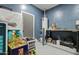 Well-organized garage space with a variety of storage solutions and equipment at 10402 E Javelina Ave, Mesa, AZ 85209