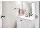 Clean bathroom features a vanity with mirror at 10424 N 7Th Pl # 2, Phoenix, AZ 85020