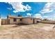 Spacious backyard area with potential for landscaping and outdoor living at 1512 W Crescent Ave, Mesa, AZ 85202