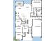 Detailed floor plan of a spacious four bedroom home with a four car garage at 20221 W San Juan Ave, Litchfield Park, AZ 85340