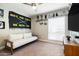 Fun bedroom with a 'May the Force Be With You' theme and Star Wars decor at 2301 E Sunnyside Dr, Phoenix, AZ 85028