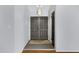 Bright foyer features double doors and hardwood floors at 3106 S Extension Rd, Mesa, AZ 85210