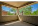 Exterior balcony with beautiful desert landscaping and great natural light at 3818 E Quail Ave, Phoenix, AZ 85050