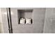 Shower niche with neatly arranged towels at 4617 E Emile Zola Ave, Phoenix, AZ 85032