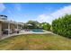 Relaxing backyard boasts a refreshing pool, patio seating, and meticulously maintained landscaping at 5332 N 81St Pl, Scottsdale, AZ 85250