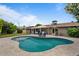 Inviting backyard with a sparkling pool, a spacious patio, and lush landscaping, great for entertainment at 5332 N 81St Pl, Scottsdale, AZ 85250