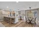 Spacious kitchen with a large island, dining area, and stainless steel appliances at 5332 N 81St Pl, Scottsdale, AZ 85250