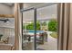 Inviting patio with outdoor seating and a view of the sparkling pool and lush landscaping at 5332 N 81St Pl, Scottsdale, AZ 85250
