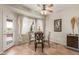 Bright breakfast nook with views of the water at 6418 S Pinaleno Pl, Chandler, AZ 85249